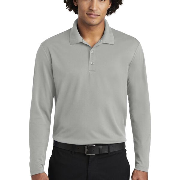 PosiCharge ® RacerMesh ® Long Sleeve Polo Thumbnail