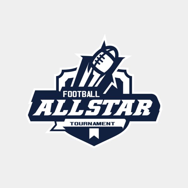 Allstar Tournament Football logo template Thumbnail