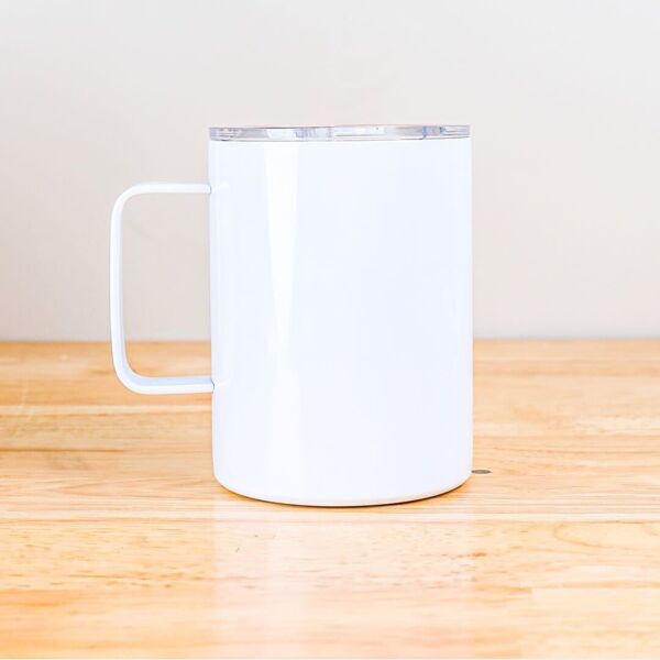 Sublimation Steel Coffee Mug 12 oz Thumbnail