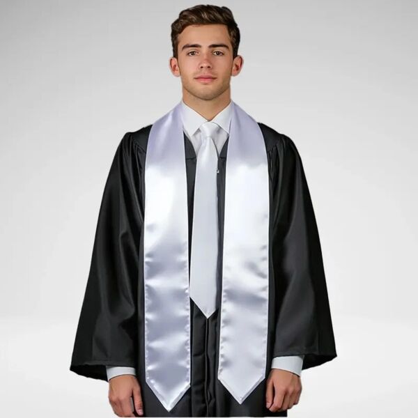 Sublimation Graduation Sash – 70” Custom Printable White Sash for Heat Transfer Thumbnail