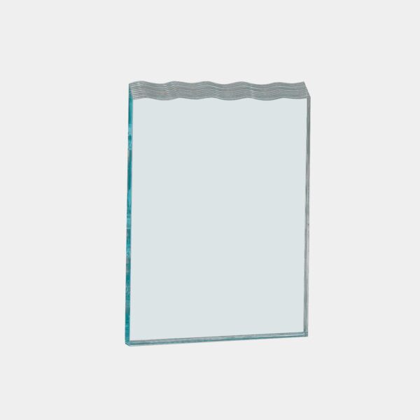 4" x 6 1/2" Tidal Series Jade Acrylic Award Upright Only Thumbnail