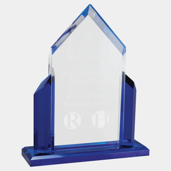 6 1/2" x 10" Peak Series Acrylic with Accents, Base Thumbnail