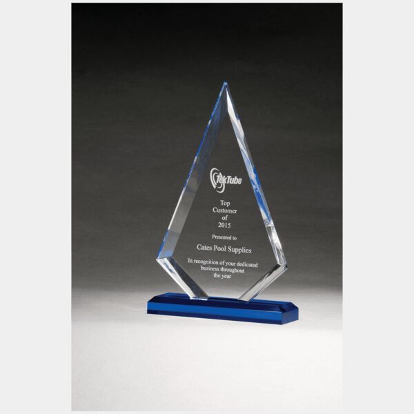 5 1/2" x 7 3/4" Arrow Series Acrylic with Highlights and Base Thumbnail