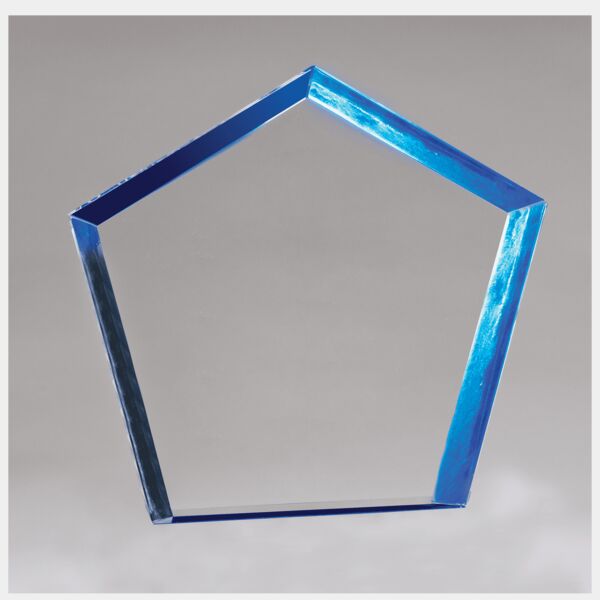 9" Diamond Series Acrylic Award with Accent-Upright Only Thumbnail