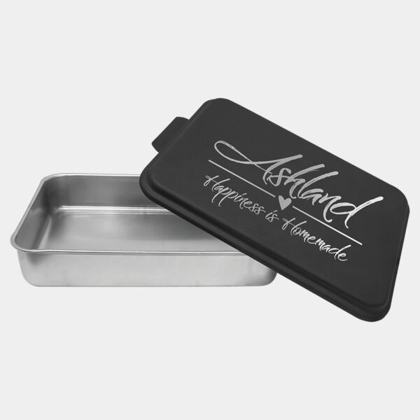 9" x 13" Aluminum Cake Pan with Lid Thumbnail