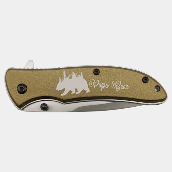Bison River 4 1/4" Flat Dark Earth Everyday Carry Knife Thumbnail