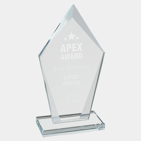 6 3/4" Diamond Glass Award Thumbnail