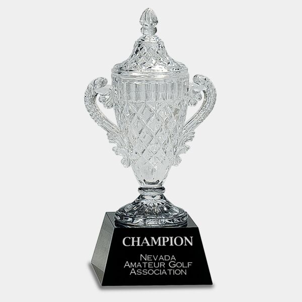 10 3/4" Crystal Cup on Pedestal Base Thumbnail