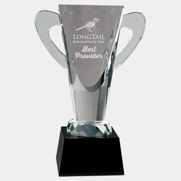 9" Crystal Cup on Pedestal Base Thumbnail