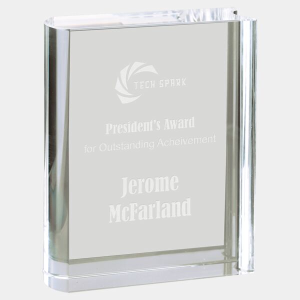 4 1/2" x 6" Crystal Book Thumbnail