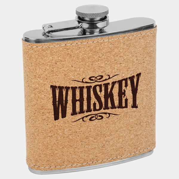 6oz. Cork Flask Thumbnail