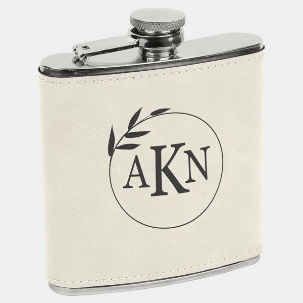 6 oz. / Laserable Leatherette Flask Thumbnail