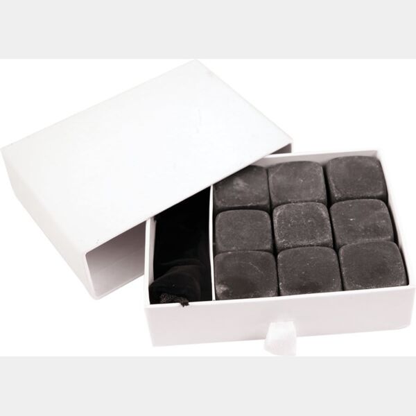 1" x 1" 9-Piece Whiskey Stone Set Thumbnail