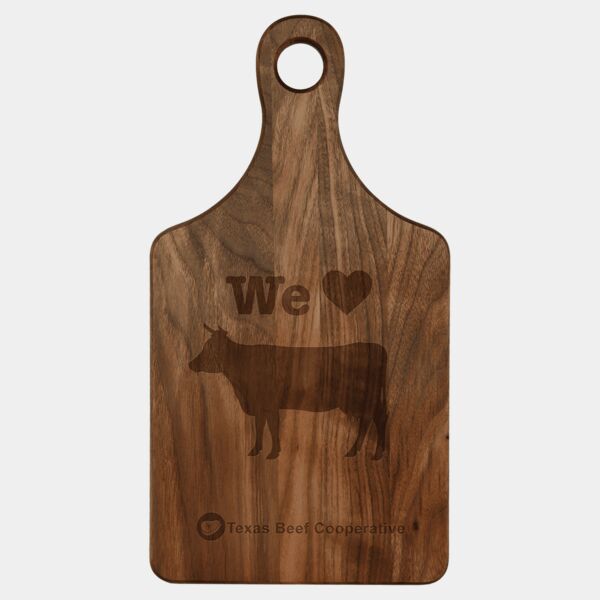 13 1/2" x 7" Paddle Shape Cutting Board Thumbnail