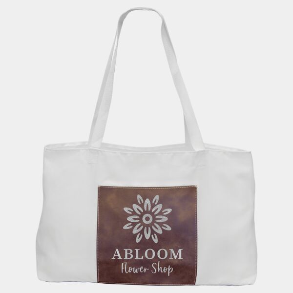 19" x 12" Bag with 5" Rustic/ Laserable Leatherette Gusset Thumbnail