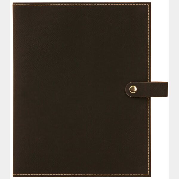 6 1/2" x 8 3/4" Leatherette Book/Bible Cover with Snap Closure Thumbnail