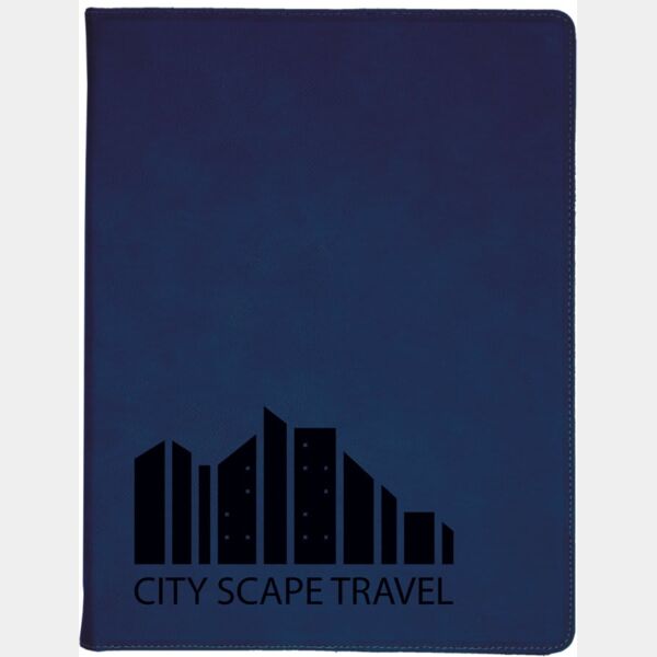 9 1/2" x 12" / Laserable Leatherette Portfolio with Notepad Thumbnail