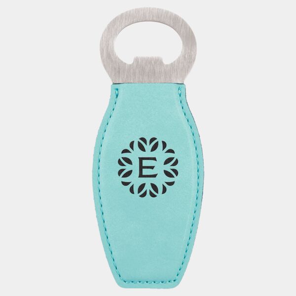 Laserable Leatherette Bottle Opener with Magnet Thumbnail