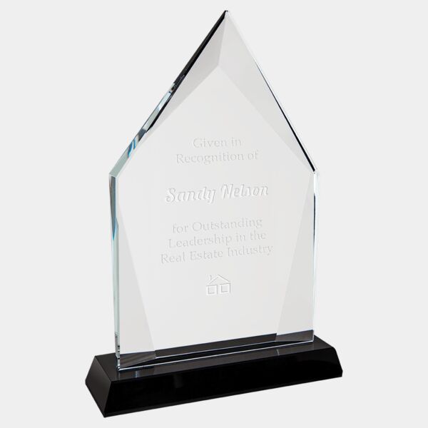 8 1/2" Diamond Halo Glass with Base Thumbnail