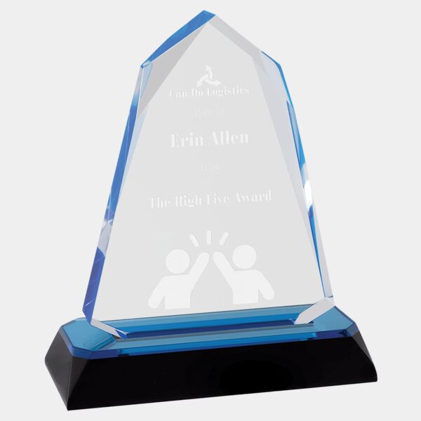 5 3/4" Halo Diamond Corner Base Impress Acrylic Thumbnail