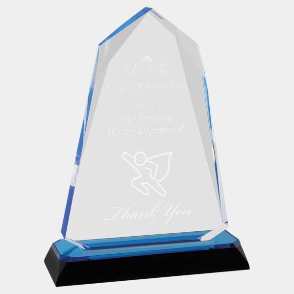 7 3/4" Halo Diamond Corner Base Impress Acrylic Thumbnail