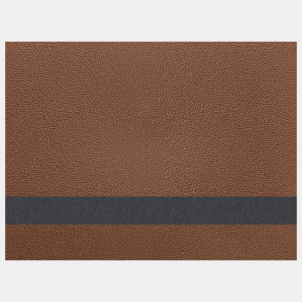 12" x 24" Brown Genuine Bovine Leather Sheet Stock with Adhesive Thumbnail
