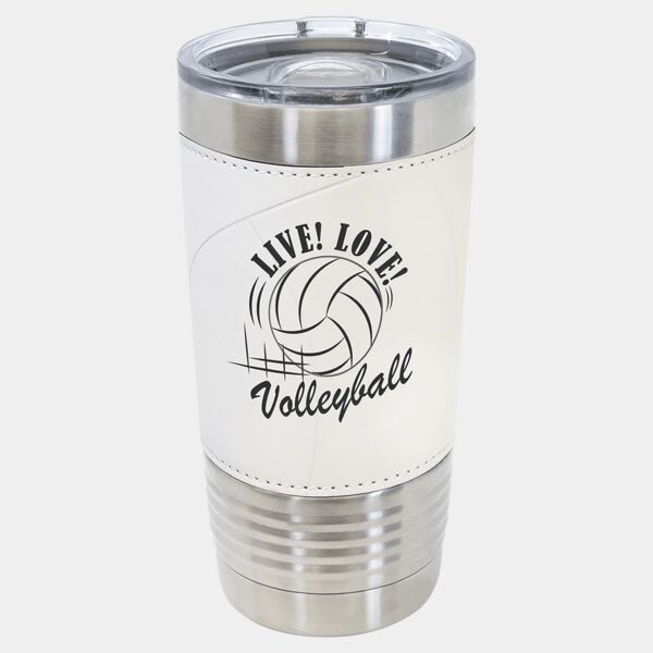 Polar Camel 20 oz. Volleyball Tumbler with Slider Lid Thumbnail