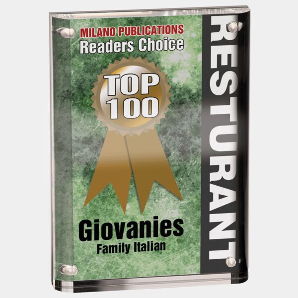 5" x 7" Magnetic Acrylic Award Thumbnail