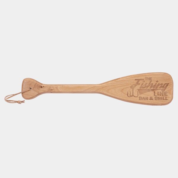 18" x 4" Boat Paddle with Leather String Thumbnail