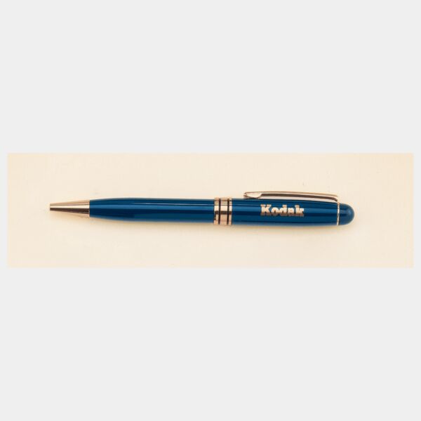 5 1/4" Brass Pen with Plastic Pen Case Thumbnail