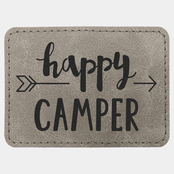 3 1/2" x 2 1/2" Premier Laserable Leatherette Rectangle Patch with Kot Pro Adhesive - Creekside Collection Thumbnail