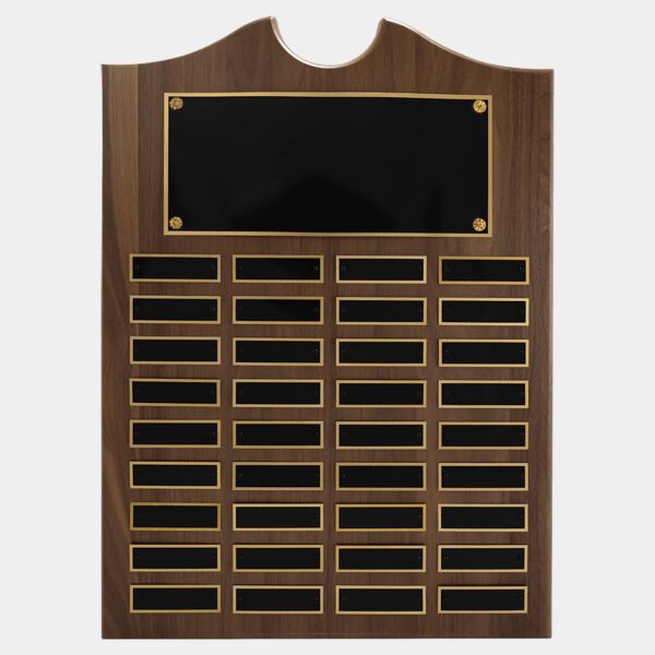 14" x 20" American Roster Plaque w/ 36 Plates Thumbnail