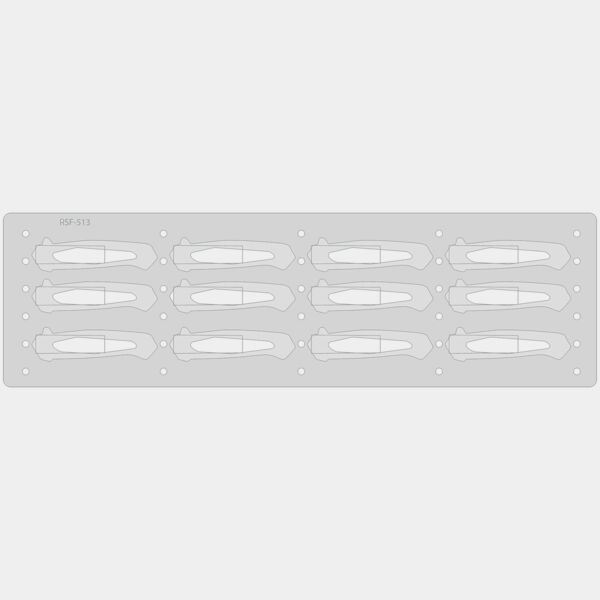 BR1071-BR1074 Bison River 4 1/2" Everyday Carry Knife Rack Star Fixture-Holds 12 Thumbnail