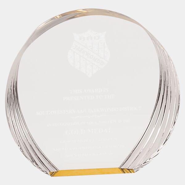 5 3/8" x 5" Round Acrylic Thumbnail