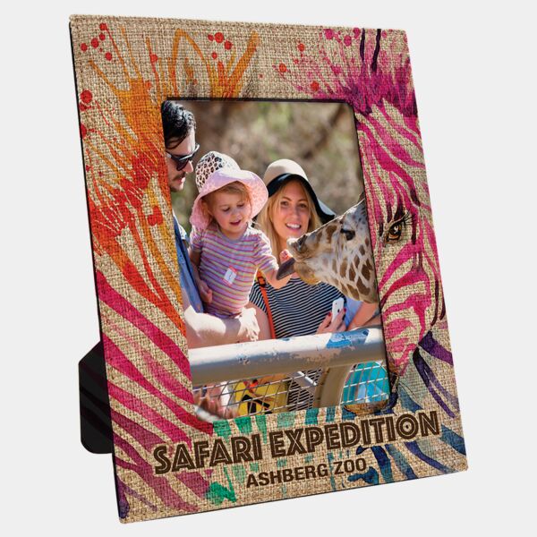 5" x 7" Sublimatable Burlap Photo Frame Thumbnail