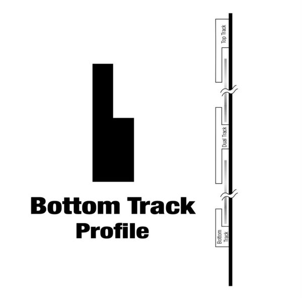 Gemini Pronto 10' Acrylic Bottom Profile Track for Changeable Copy Thumbnail