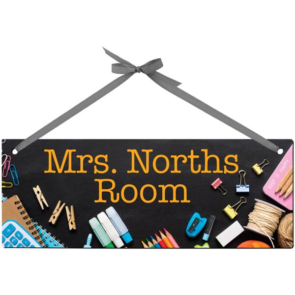 5.7" x 15.5" Sublimatable Rectangle Hardboard Wall Decor with Ribbon Thumbnail