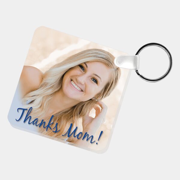 2.25" x 2.25" Unisub Square Acrylic Key Chain with Ring and Fastener Thumbnail