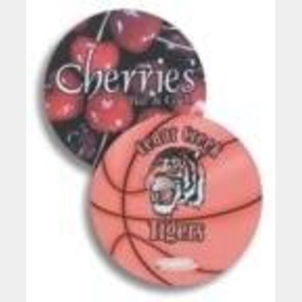 4" Gloss Unisub FRP Sublimatable Round 2-Sided Bag Tag Thumbnail