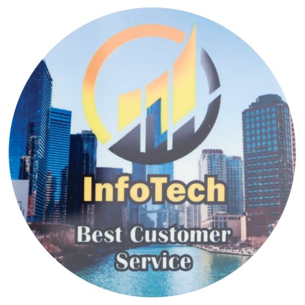 2" Gloss Sublimatable Unisub Aluminum Disc Thumbnail