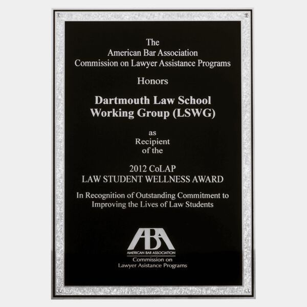 6" x 8" Laser Engravable Aluminum Plate with Florentine Border and Textured Center and Four Holes Thumbnail