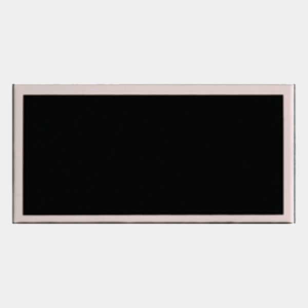 2 3/4" x 5 1/4" Laserable Aluminum Plate with Border and Adhesive on the Back Thumbnail