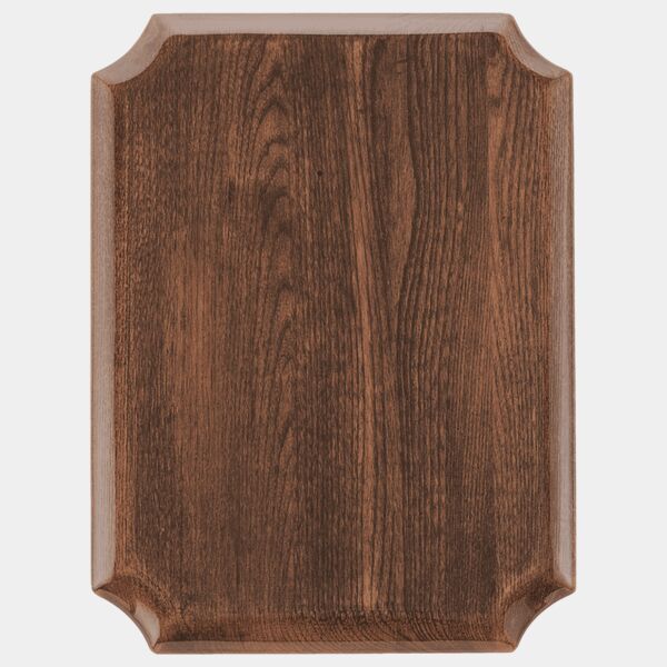 8" x 10 1/2" Airflyte Piano Finish Plaque with Notched Corners Thumbnail