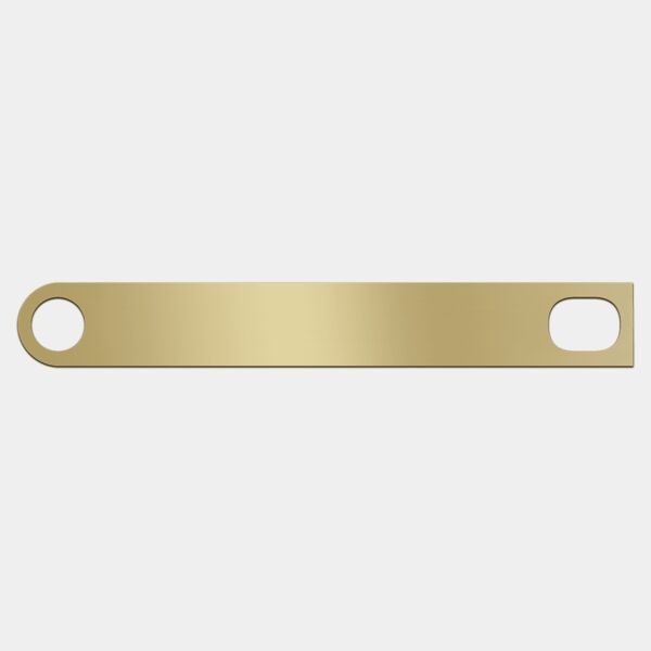 13/16" x 6" Brushed Brass Gavel Band Thumbnail