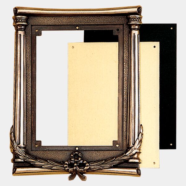 7 3/4"x 10" Antique Column Frame Holder-Frame Only, Plates Sold Separately Thumbnail