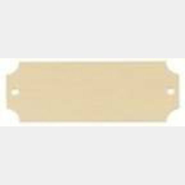 2 1/2" x 7/8" Bright Brass Perpetual Plate Thumbnail