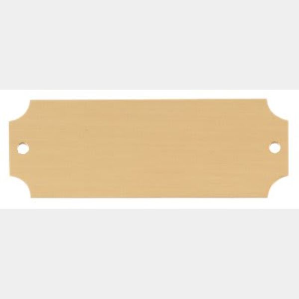2 1/2" x 7/8" Satin Brass Perpetual Plate Thumbnail