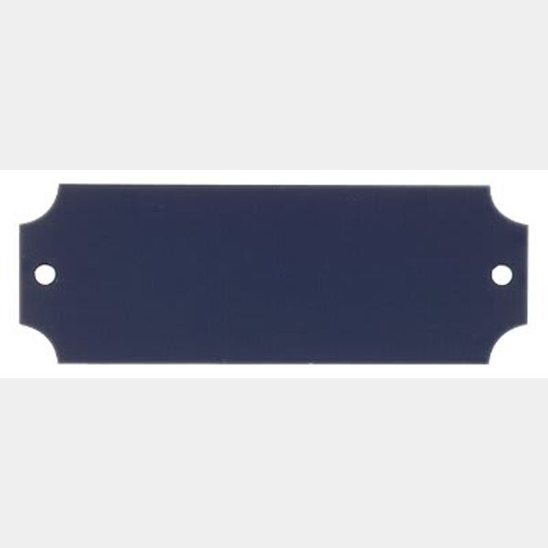 2 1/2" x 7/8" Laserable Brass Perpetual Plate Thumbnail