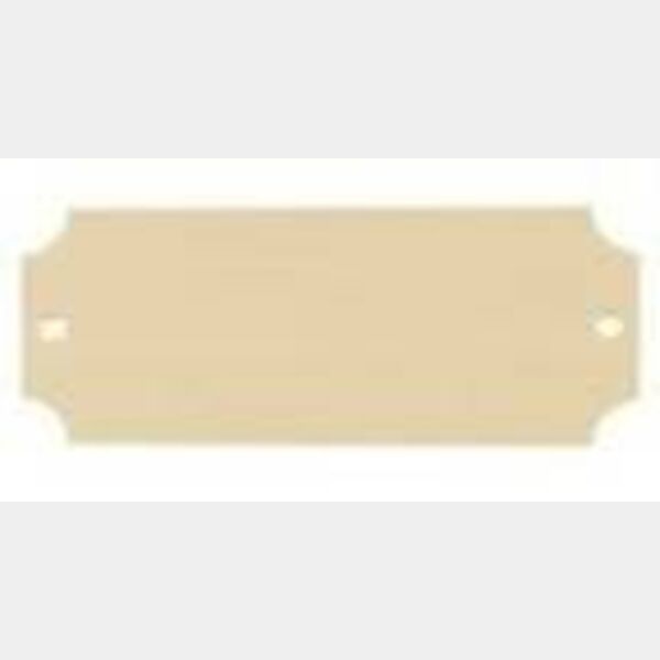 2 1/2" x 1" Bright Brass Perpetual Plate Thumbnail