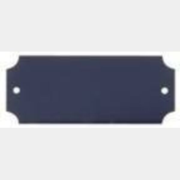 2 1/2" x 1" Laserable Aluminum Perpetual Plate Thumbnail